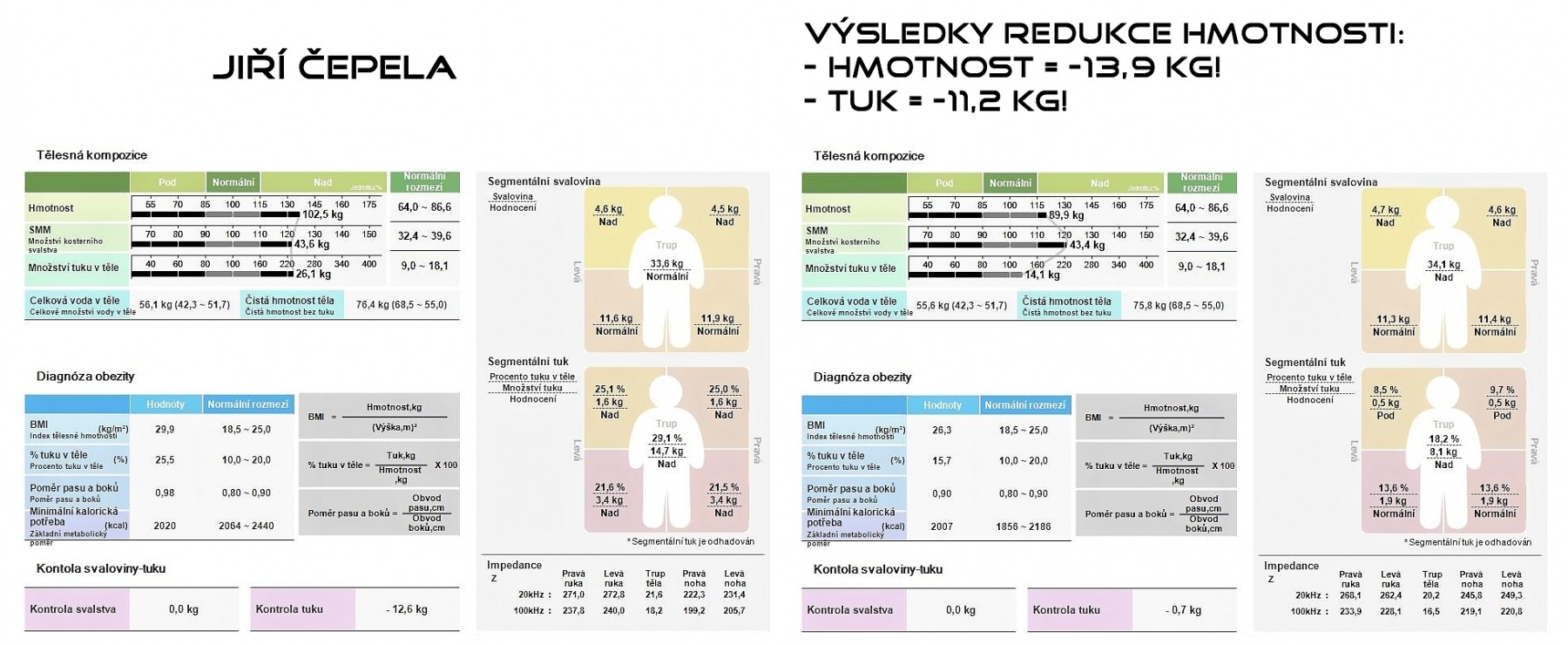 Jiří Čepela - výsledky